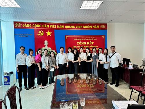 Trường CĐ Văn hoá Nghệ thuật Nghệ An tham dự lễ tổng kết công tác thực tập của sinh viên tại Hoàng Mai, Quỳnh Lưu