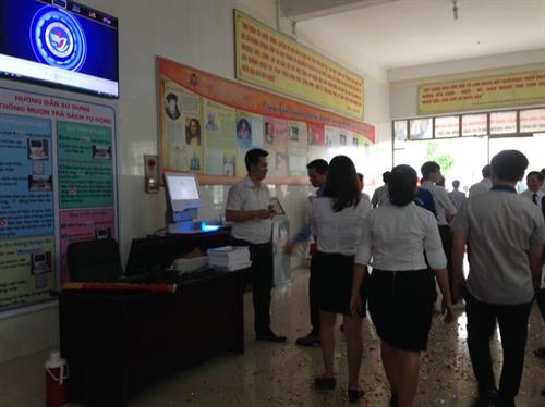 Tham dự Lễ khai trương Phần mềm và các trang thiết bị an ninh tự động hóa tại Thư viện Nguyễn Thúc Hào