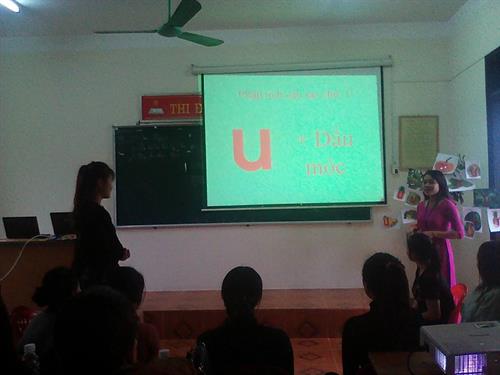 Đánh giá tiết dạy của sinh viên Vương Thị Thúy An, lớp sư phạm Nhạc họa mầm non  K50